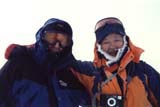 Arnold and Takao (Japan) on Vinson summit.