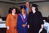 Sima and supervisor, Dr. Hedberg, Renee & Arnold. June 2002 convocation, SFU.